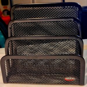 Wire Mesh 3 slot mail file office organizer